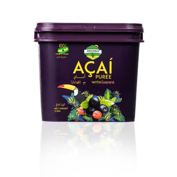 Açaí Purée with Guaraná (3.2Kg)
