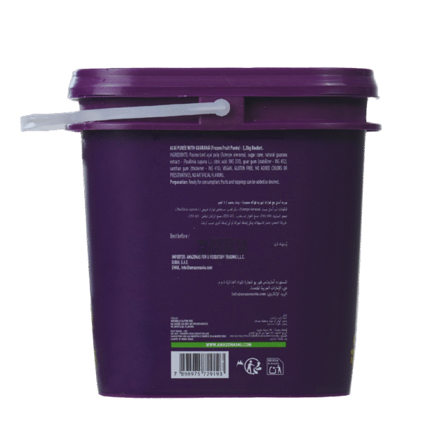 ⁦آساي مع غوارانا بيوريه (3.2 كجم)           Açaí Purée with Guaraná (3.2Kg)⁩ - الصورة ⁦2⁩
