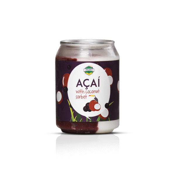 Acai with coconut sorbet